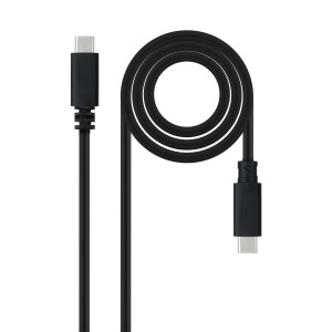 Nanocable 10.01.2301-L150 cabo USB USB 2.0 1,5 m USB C Preto