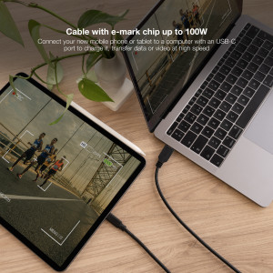 Nanocable 10.01.2101-L150 cabo USB USB 2.0 1,5 m USB C USB A Preto 2