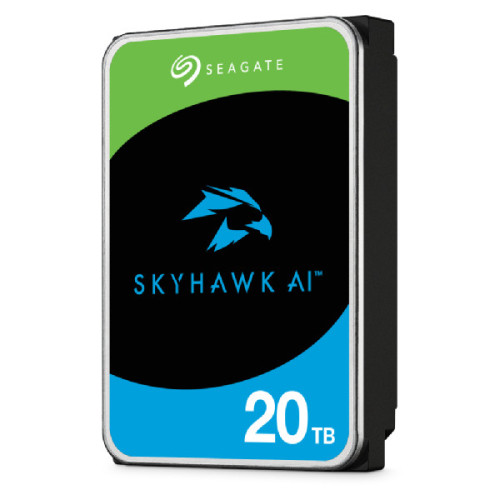 Seagate SkyHawk AI unidade de disco rígido 20 TB 7200 RPM 512 MB 3.5" Serial ATA III Seagate SkyHawk AI unidade de disco rígido 20 TB 7200 RPM 512 MB 3.5" Serial ATA III