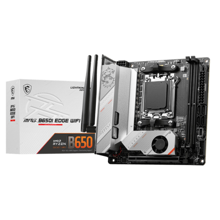 MSI MPG B650I EDGE WIFI motherboard AMD B650 Ranhura AM5 mini ATX