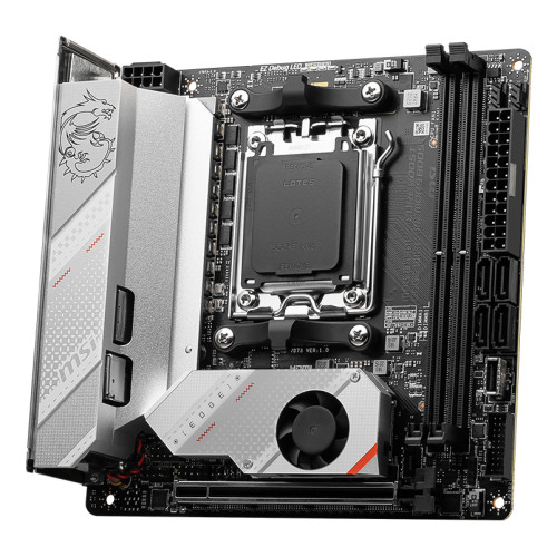 MSI MPG B650I EDGE WIFI motherboard AMD B650 Ranhura AM5 mini ATX MSI MPG B650I EDGE WIFI motherboard AMD B650 Ranhura AM5 mini ATX