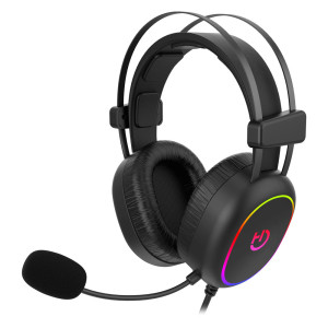 Hiditec Erys ARGB Auscultadores Com fios Fita de cabeça Jogos Preto 2