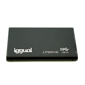iggual IGG317006 Caixa para Discos Rígidos Caixa de disco rígido Preto 2.5"