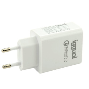 iggual IGG317419 carregador de dispositivos móveis Universal Branco USB Carregamento rápido Interior 2
