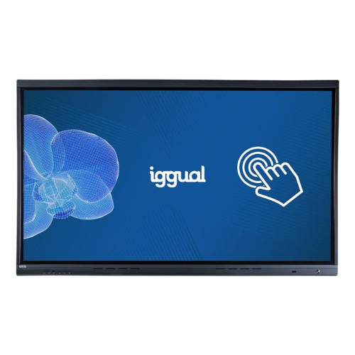 iggual Orchid 75" Plasma interativo 190,5 cm (75") LED Wi-Fi 400 cd m² 4K Ultra HD Preto Ecrã táctil Processador built-in iggual Orchid 75" Plasma interativo 190,5 cm (75") LED Wi-Fi 400 cd m² 4K Ultra HD Preto Ecrã táctil Processador built-in
