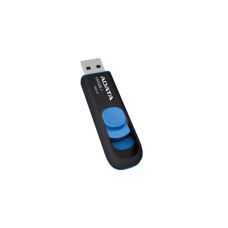 ADATA 64GB DashDrive UV128 unidade de memória USB USB Type-A 3.2 Gen 1 (3.1 Gen 1) Preto, Azul