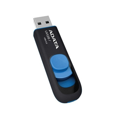 ADATA 64GB DashDrive UV128 unidade de memória USB USB Type-A 3.2 Gen 1 (3.1 Gen 1) Preto, Azul ADATA 64GB DashDrive UV128 unidade de memória USB USB Type-A 3.2 Gen 1 (3.1 Gen 1) Preto, Azul