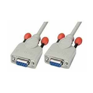 Lindy 3m Null modem cable cabo de série Branco
