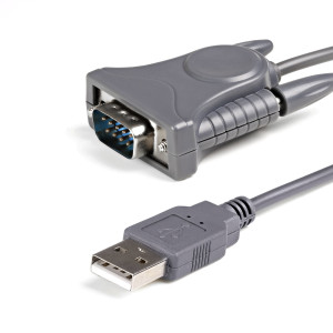 StarTech.com Cabo Adaptador de Série USB para RS232 DB9 DB25 - M M