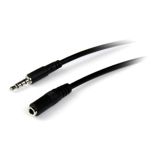 StarTech.com Cabo de Extensão para Auricular TRRS 4 posições 3,5 mm 2 m - M F