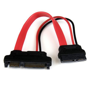 StarTech.com Adaptador com alimentação SATA Slimline para SATA com 15 cm - F M