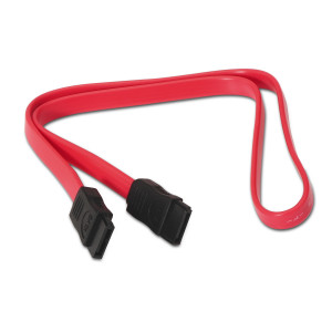 AISENS A130-0153 cabo SATA 0,5 m SATA 7-pin Preto, Vermelho 2