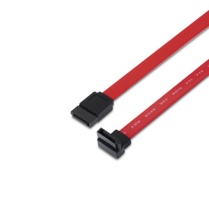 AISENS A130-0155 cabo SATA 0,5 m SATA 7-pin Preto, Vermelho
