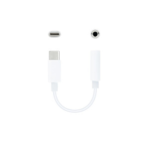 Nanocable 10.24.1205-W cabo de áudio 0,11 m 3.5mm USB Type-C Branco 2