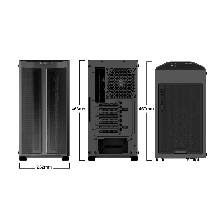 be quiet! PURE BASE 500 FX Black Midi Tower Preto