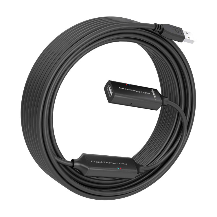 AISENS A101-0916 cabo USB USB 2.0 5 m USB A Preto