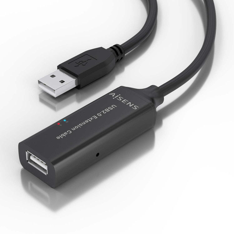AISENS A101-0916 cabo USB USB 2.0 5 m USB A Preto