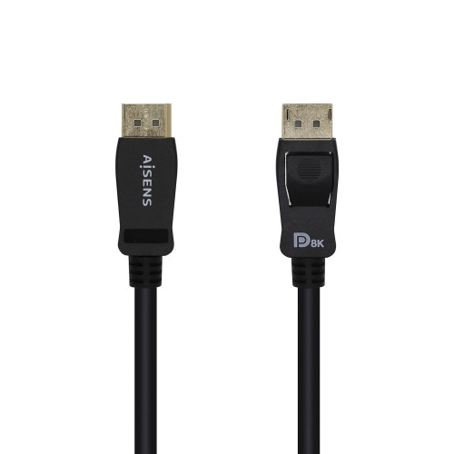 AISENS A149-0431 cabo DisplayPort 1 m Preto AISENS A149-0431 cabo DisplayPort 1 m Preto