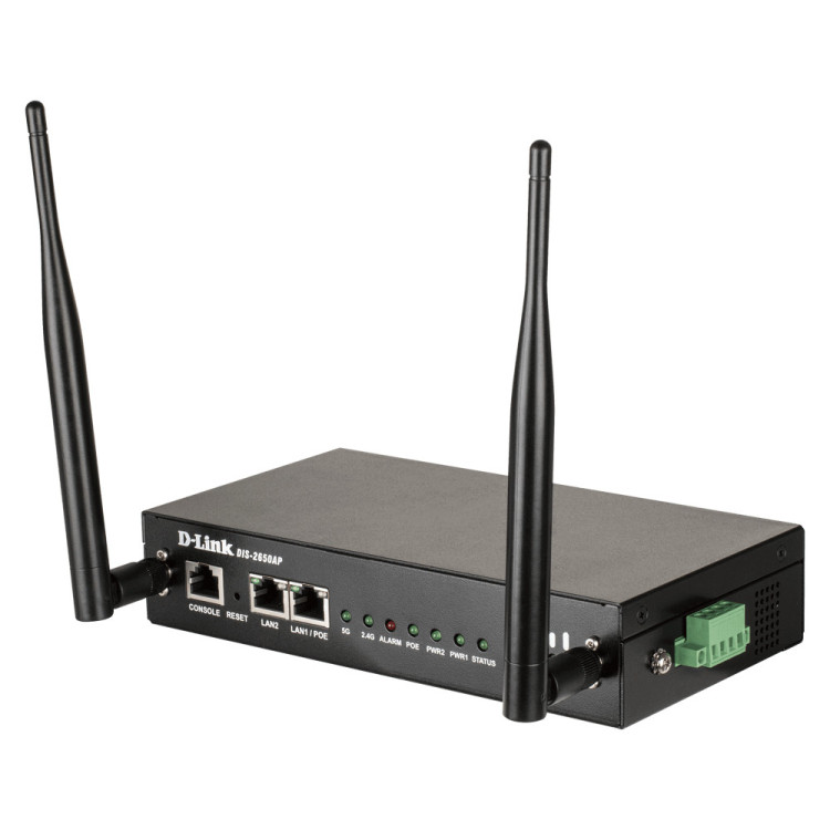 D-Link DIS-2650AP ponto de acesso WLAN 1200 Mbit s Preto Power over Ethernet (PoE)