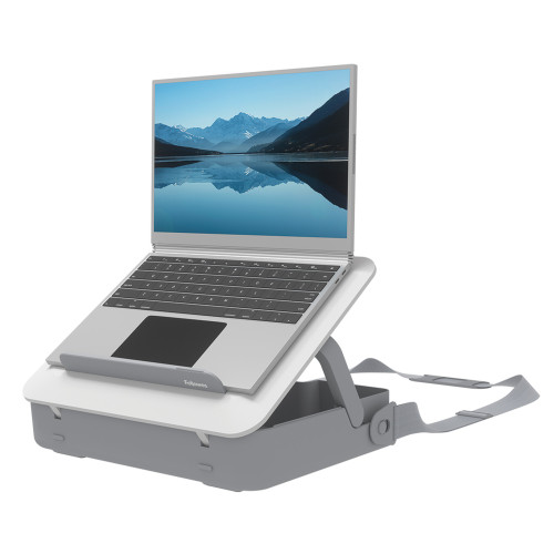 Fellowes BREYTA LAPTOP STAND CARRY CASE WHITE 35,6 cm (14") Capa dura Branco