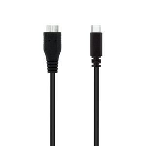 Nanocable 10.01.1201-BK cabo USB USB 3.2 Gen 1 (3.1 Gen 1) 1 m USB C Micro-USB B Preto 2