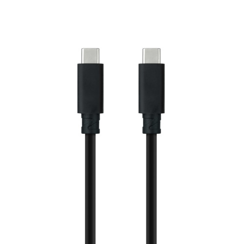 Nanocable 10.01.4100 cabo USB USB 3.2 Gen 2 (3.1 Gen 2) 0,5 m USB C Preto