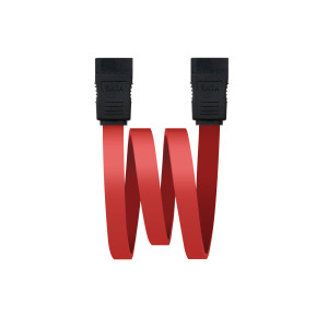 Nanocable 10.18.0101-OEM cabo SATA 0,5 m Preto, Vermelho