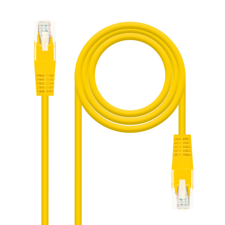 Nanocable 10.20.0402-Y cabo de rede Amarelo 2 m Cat6e U UTP (UTP)