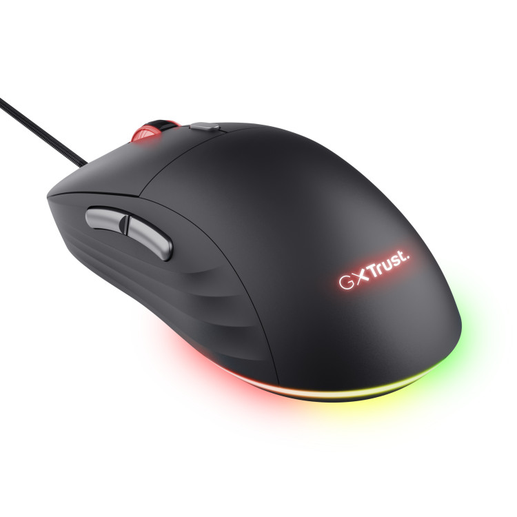 Trust GXT 925 REDEX II rato Jogos Mão direita USB Type-A Laser 10000 DPI