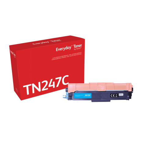 Toner Everyday Azul compatível com Brother TN247C, Capacidade alta Toner Everyday Azul compatível com Brother TN247C, Capacidade alta