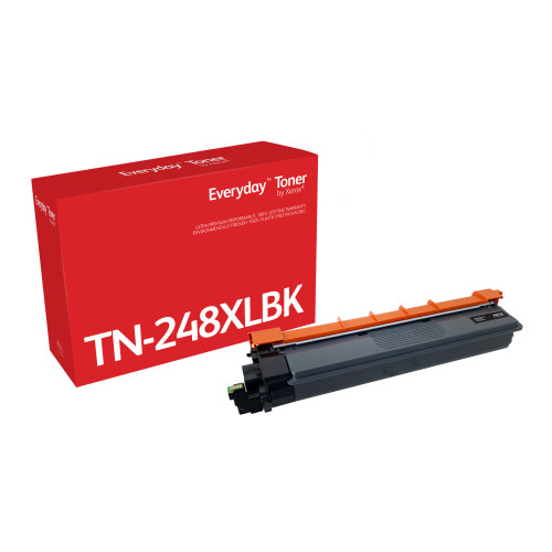 Toner Everyday Preto compatível com Brother TN248XLBK, Capacidade alta Toner Everyday Preto compatível com Brother TN248XLBK, Capacidade alta