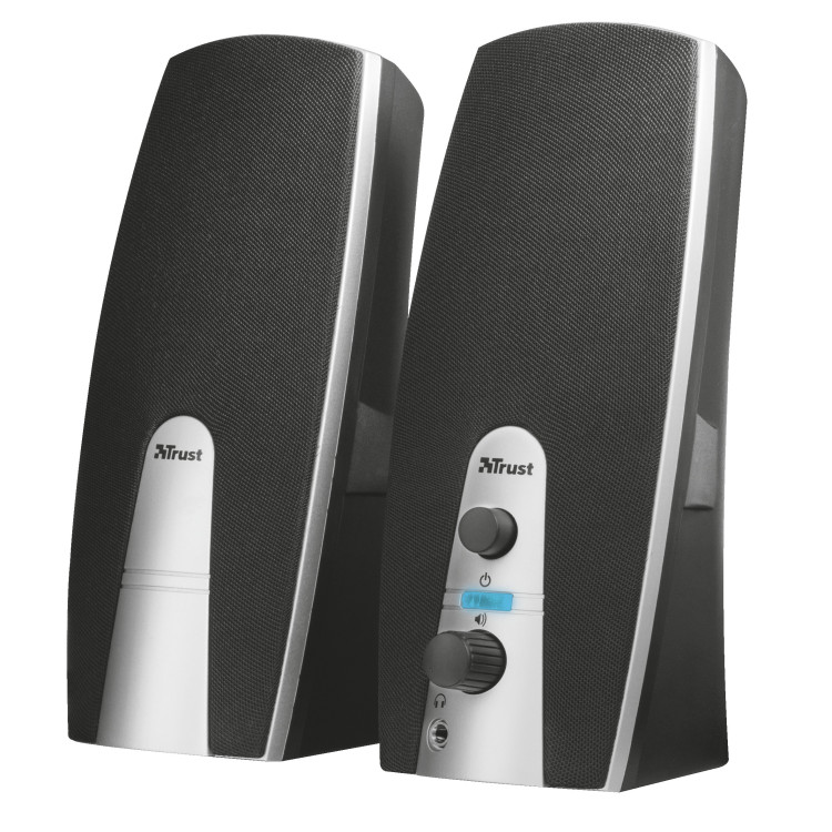 Trust MiLa 2.0 Speaker Set Preto, Prateado Com fios 5 W
