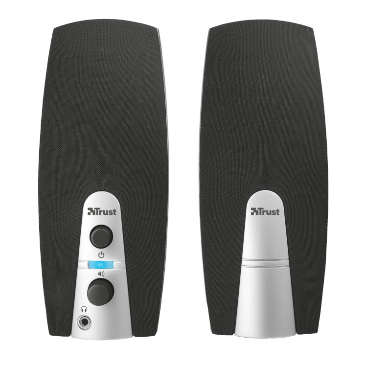 Trust MiLa 2.0 Speaker Set Preto, Prateado Com fios 5 W