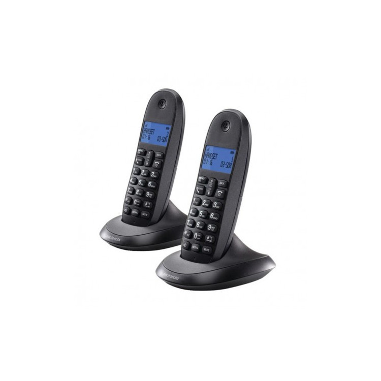 Motorola C1002 telefone Telefone DECT Identificação de chamadas Cinzento