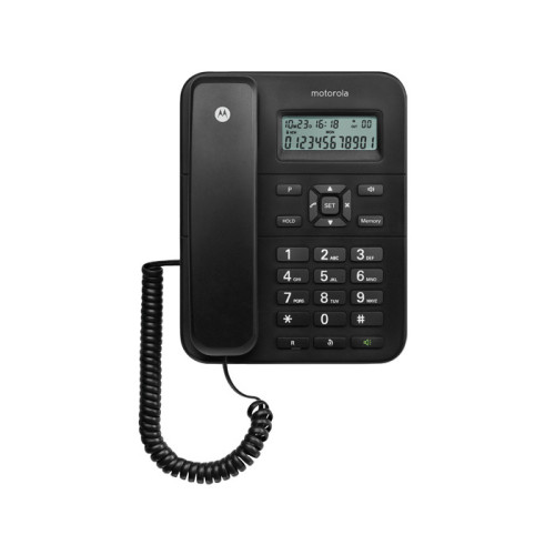 Motorola CT202 Telefone analógico Identificação de chamadas Preto Motorola CT202 Telefone analógico Identificação de chamadas Preto