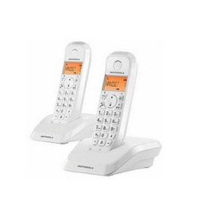 Motorola S12 Duo Telefone DECT Identificação de chamadas Branco