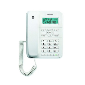 Motorola CT202 Telefone analógico Identificação de chamadas Branco