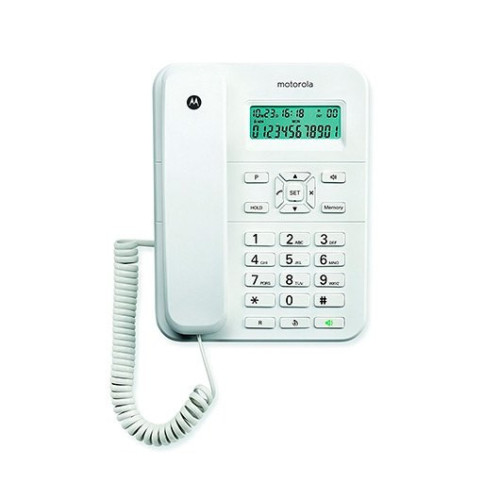 Motorola CT202 Telefone analógico Identificação de chamadas Branco Motorola CT202 Telefone analógico Identificação de chamadas Branco