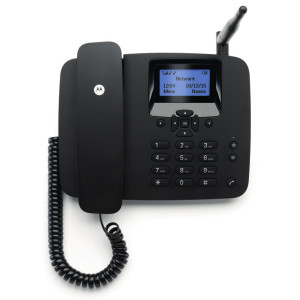 Motorola FW200L Telefone DECT Identificação de chamadas Preto