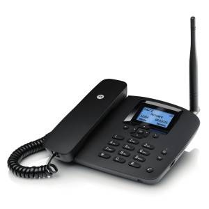 Motorola FW200L Telefone DECT Identificação de chamadas Preto 2