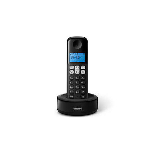 Philips D1611B 34 telefone Telefone DECT Identificação de chamadas Preto
