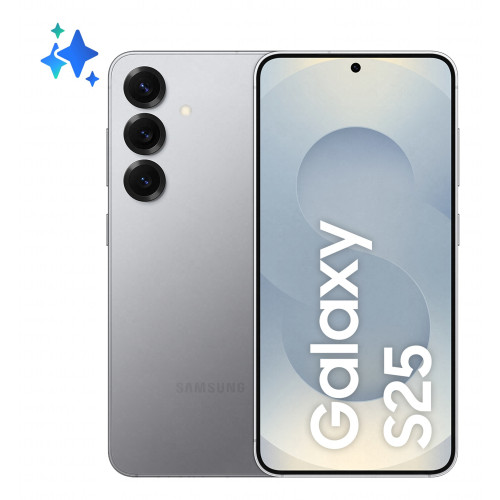 Samsung Galaxy S25 15,8 cm (6.2") Dual SIM Android 15 5G USB Type-C 12 GB 128 GB 4000 mAh Prateado Samsung Galaxy S25 15,8 cm (6.2") Dual SIM Android 15 5G USB Type-C 12 GB 128 GB 4000 mAh Prateado