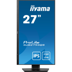 iiyama ProLite XUB2793QS-B7 monitor de ecrã 68,6 cm (27") 2560 x 1440 pixels Quad HD LED Preto