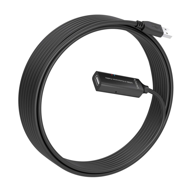 AISENS A101-0915 cabo USB USB 2.0 10 m USB A Preto