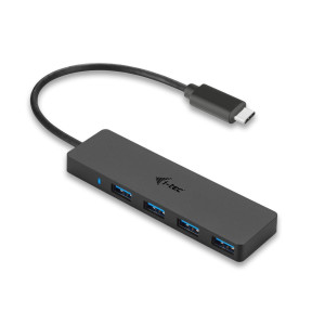 i-tec Advance C31HUB404 hub de interface USB 3.2 Gen 2 (3.1 Gen 2) Type-C 5000 Mbit s Preto