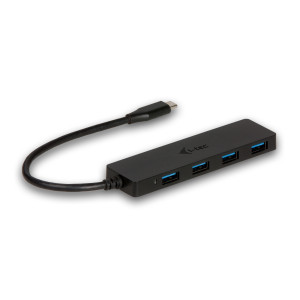 i-tec Advance C31HUB404 hub de interface USB 3.2 Gen 2 (3.1 Gen 2) Type-C 5000 Mbit s Preto 2