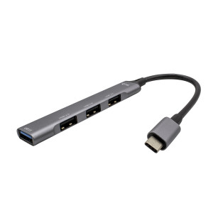 i-tec Metal C31HUBMETALMINI4 hub de interface USB 3.2 Gen 1 (3.1 Gen 1) Type-C Metálico