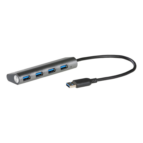 i-tec Metal U3HUB448 hub de interface USB 3.2 Gen 1 (3.1 Gen 1) Type-A 5000 Mbit s Cinzento i-tec Metal U3HUB448 hub de interface USB 3.2 Gen 1 (3.1 Gen 1) Type-A 5000 Mbit s Cinzento