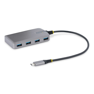 StarTech.com 5G4AB-USB-C-HUB hub de interface USB 3.2 Gen 1 (3.1 Gen 1) Type-C 5000 Mbit s Cinzento