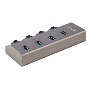 StarTech.com 5G4AIBS-USB-HUB-EU hub de interface USB 3.2 Gen 1 (3.1 Gen 1) Type-B 5000 Mbit s Cinzento 2